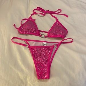 Pinky Gem String Bikini